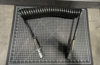 900-2916-63: 15' Coiled Cord 6 Prong Used For Sliding Tongues