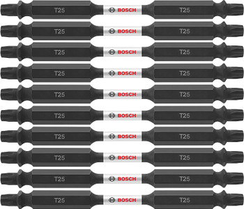 Bosch Genuine 10 pc. Impact Tough 3.5" Torx -25 Double-Ended Bits - ITDET2535B