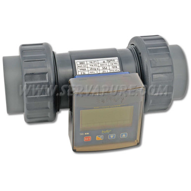 ICON TKB-40-P Battery Operated Paddle Flow Meter, 1.5" Connection, 6.5-225 GPM
