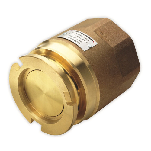 Emco Wheaton J72A-BVN0-C003 2 in. Female NPT Brass Adapter w/ FKM Seals