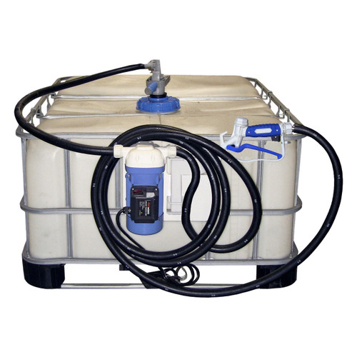 JME 12V DC DEF Transfer System with Poly RPV Coupler & Valve for Totes
