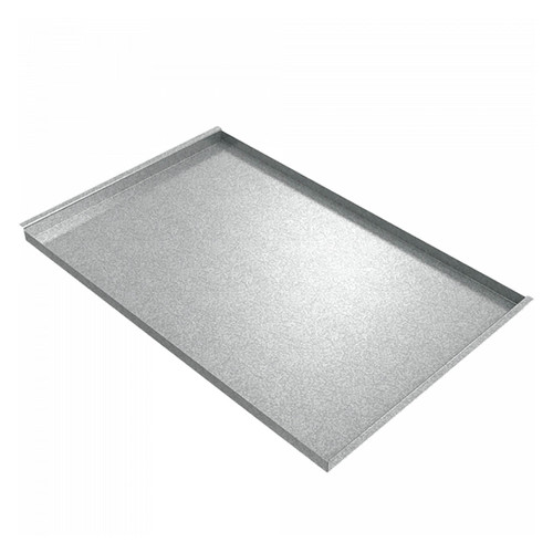 JME Hanging Pallet Rack Drip Pan, 24 in. W x 36 in. D x 1.5 in. H, Galvanized 20 Gauge Steel