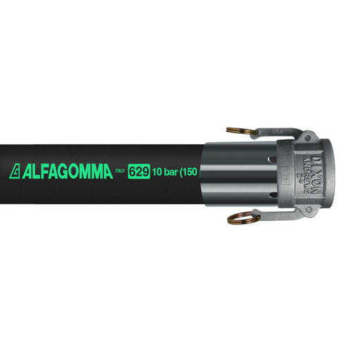 Kuriyama T629AA 1 1/2 in. 150 PSI Black Biofuel Petroleum Suction & Discharge Hose Assemblies w/ Part C Female Couplers