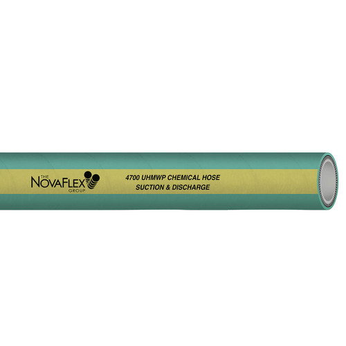 Novaflex 4700 1 in. 250 PSI UHMW Chemical Suction & Discharge Hose - Hose Only