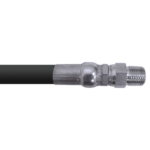 JME 1/2 in. Oil Hose Assembly w/ Male x Male Swivel Ends - 2250 PSI
