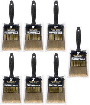 Wooster Genuine 3" Factory Sale Paintbrush 7-Pack, P3973-3-7PK