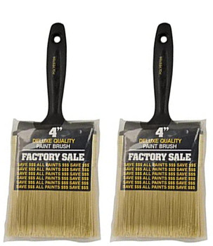 Wooster Genuine 4" Factory Sale Paintbrush 2-Pack, P3974-4-2PK
