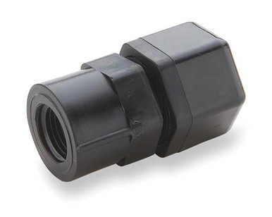 Parker P6FC4 Fast & Tite Fitting, Female Connector, 3/8'' Tube x 1/4'' FPT