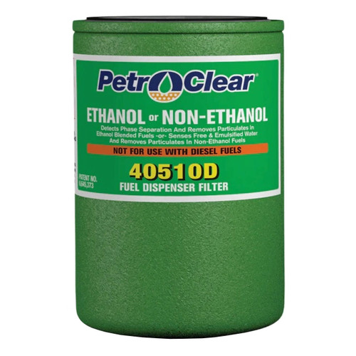 Petroclear PC40510D 10 Micron Dual Purpose Particulate Removing/Water Sensing & Phase Separation Spin-On Fuel Dispenser Filter
