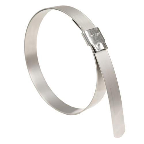 Dixon Pow'r Tight 2 3/4 in. ID x 3/4 in. Wide Double Wrapped Stainless Steel Band Clamps, 50 Box Qty