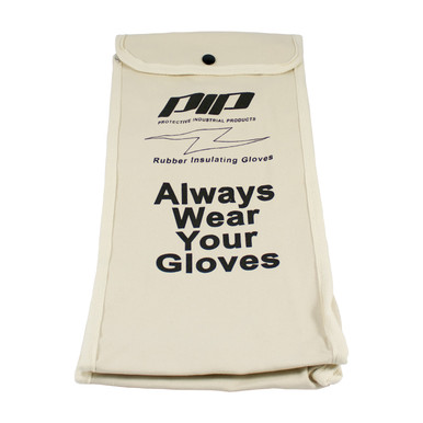 Natural OS NOVAX, Canvas Bag for 16 In. Electrical Rated Glove, Natural Electrical Glove Bags 148-6016