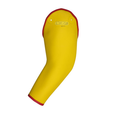 Yellow L NOVAX Insulating Sleeve, Class 2, Yellow Over Red Novax Rubber Insulating Sleeves 1 Pair 199-2-LARGE
