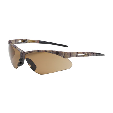 Camouflage OS Anser, Brown Lens, AS, Camo Frm, Rubber Tmpl Tips, Incl Neck Cord Bouton Semi-Rimless Frame 1 Pair 250-AN-10121