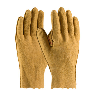 Yellow L Textured Vinyl Coated, Interlock Lined, Soft Textured Vinyl Coated Supported Gloves 1 Dozen 59-2515/L
