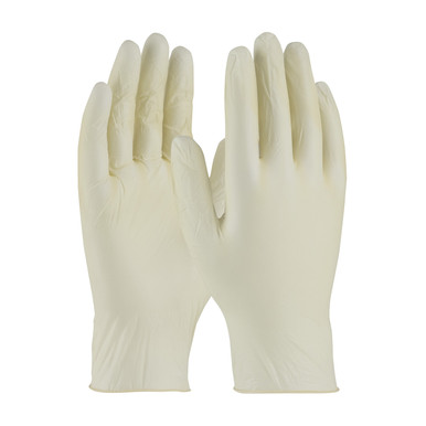 White M Ambi-Dex Disposable Synthetic, Food Grade, Powdered, 4 Mil Disposable Liquid-Proof Gloves 1 Box 64-346/M