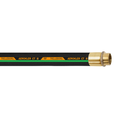 Trelleborg Aerokler CT 3 in. Low Temp. Aviation Fueling Hose Assemblies w/ Brass Male NPT Ends