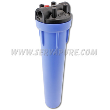 LIMITED QUANTITIES - REPLACED BY 150069 - Pentek 150544, 3G Standard, 3/4'' In/Out, 20'' Blue/Black, MB, w/ PR, PLT1