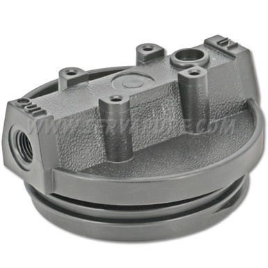LIMITED QUANTITIES - NO REPLACEMENT - Pentek 154049, 1/4'' In/Out, Black Cap, No PR for Slim Line Housing