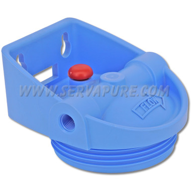 LIMITED QUANTITIES REMAIN - Pentek 154809,3G - 1/4'' Integral Bracket Blue Cap w/ PR for Slim Line