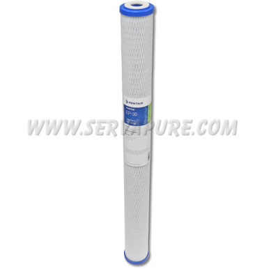 LIMITED QUANTITIES REMAIN - Pentek 155698, EP-30 Carbon Block Filter, 2.5'' x 30''