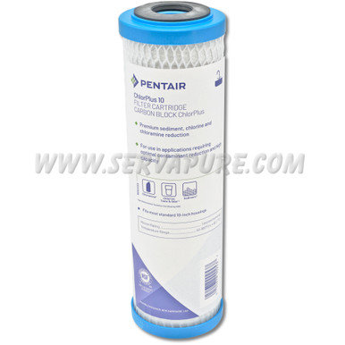 Pentek 255416-43, ChlorPlus-10 Chloramine Reduction Water Filter