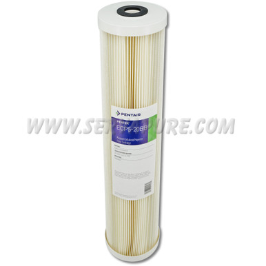Pentek 255494, ECP5-20BB Pleated Cellulose-Polyester, 4.5'' x 20'', 5 Micron