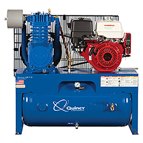 Quincy Compressor G213H30HCB QT Two-Stage 30 Gallon Air Compressor, 13 HP Honda Motor, Horizontal