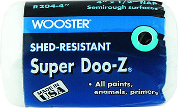 Wooster Genuine 4" Super Doo-Z 1/2" Nap Roller Cover - R204-4
