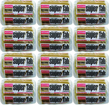 Wooster Genuine 4" Super/Fab 3/4" Nap Roller Cover 12-Pack, R241-4-12PK