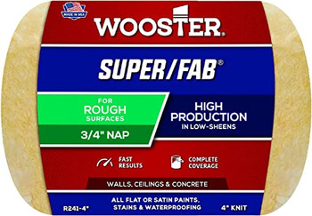 Wooster Genuine 4" Super/Fab 3/4" Nap Roller Cover - R241-4