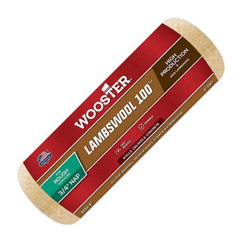Wooster Genuine 9" Lambswool 100 3/4" Nap Roller Cover - R292-9