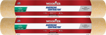 Wooster Genuine 18" American Contractor 3/4" Nap Roller Cover 2-Pack # R364-18-2PK