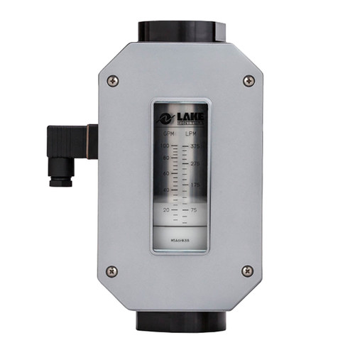 AW-Lake R3A6HT10 1/4 in. - 1/2 in. Port 1/2 in. BSPP Flow Rate Transmitter - Aluminum, 1 to 10 GPM
