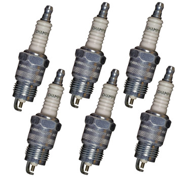 Champion 6 Pack of Genuine OEM (130S) Spark Plugs - RF14LC-6PK