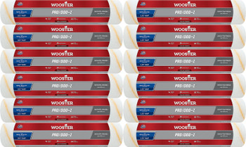 Wooster Genuine 14" Pro/Doo-Z 1/2" Nap Roller Cover 12-Pack, RR643-14-12PK