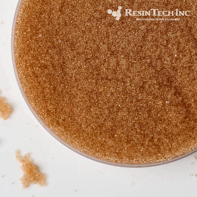 ResinTech CG10-Na 10% Crosslinked Cation Exchange Resin, Na Form, 1 Cubic Foot
