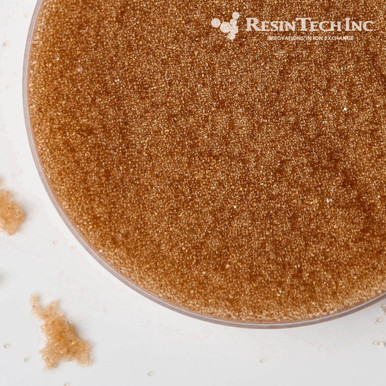 ResinTech CG8 8% Crosslinked Cation Exchange Resin, Na Form, 1 Cubic Foot