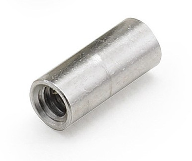 1/8" OD x 1/8" L x #2-56 Thread Aluminum Female/Female Round Standoff, Plain (1,000/Pkg.)