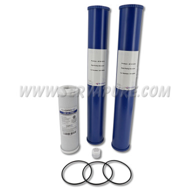 Serv-A-Pure SFP-301, Micropak High Purity 3-Stage Replacement Filter Pack, (1) CB-25-1005, (2) AF-20-4010, (3) 151121, (1) Lube 111