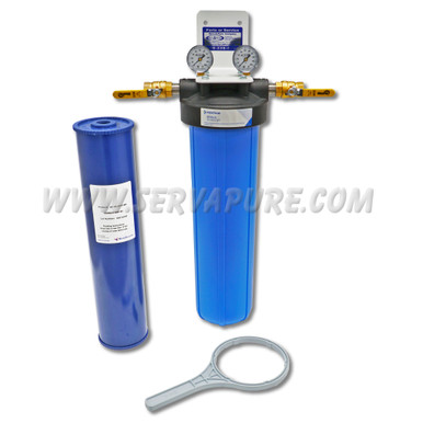 Serv-A-Pure 71200S, Whole House Hydrogen Sulfide/Iron Removal Cartridge Filter System
