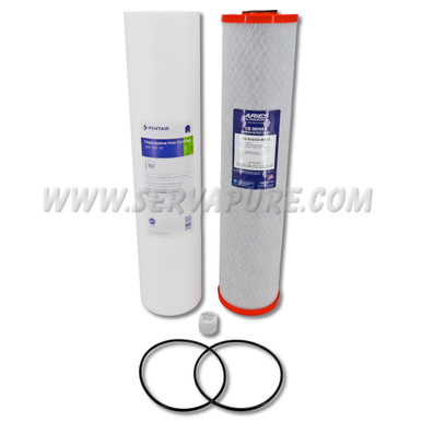 Serv-A-Pure SFP-509, Replacement Filter Pack For The 72140 Filter System, (1) 155358, (1) CB-20-6300-BB-LC, (2) 151122, (1) LUBE-111