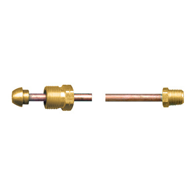 Fairview Fittings 1/4 in. Copper Short POL x Male Pipe Propane Gas Pigtail