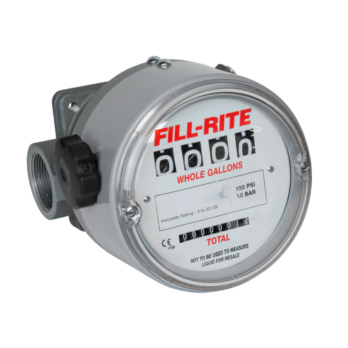 Fill-Rite TN860 1 1/2 in. NPT Aluminum Nutating Disk Meter (Gallons)