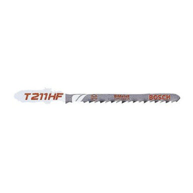 Bosch Tool Corporation Bi-Metal Jigsaw Blades, 3 in, 10 TPI, 5/CD, #T211HF