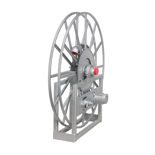 Hannay Reels V-5000 Series Aviation 12 VDC Power Rewind Reel, Reel Only, 2 in. x 50 ft., V-EPJ5218-56-58-24