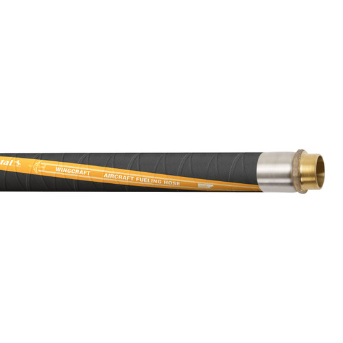 Continental ContiTech Wingcraft™ 2 in. 300 PSI Aviation Fueling Hose Assemblies w/ Brass Male NPT Ends