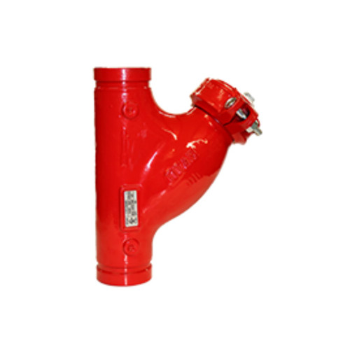Titan Flow Control YS58UG-DI 10 in. 300 WOG Ductile Iron Grooved End Y-Strainer - UL/FM Approved (Fire Protection)