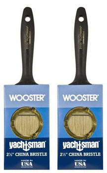 Wooster Genuine 2.5" Yachtsman Paintbrush 2-Pack, Z1120-2.5-2PK