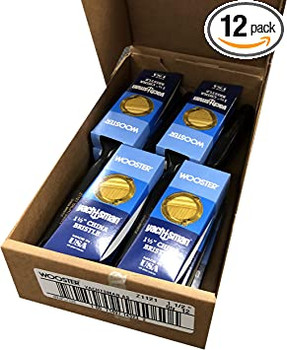 Wooster Genuine 1.5" Yachtsman Lindbeck Angle Sash Paintbrush 12-Pack # Z1121-1.5-12PK