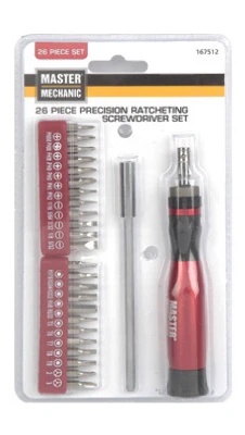 26-Pc. Precision Ratcheting Screwdriver Set